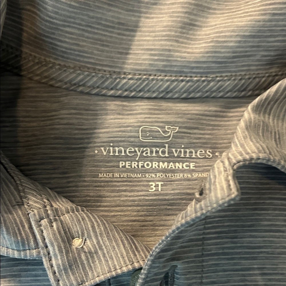 Vineyard Vines Boys Polo Set - Light Gray & Heather Blue - Picture 3 of 5